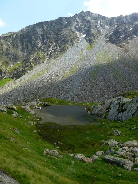 Sendero Alta Altitud Stubai Vuelta Tirol Austria —  Fotos de Stock