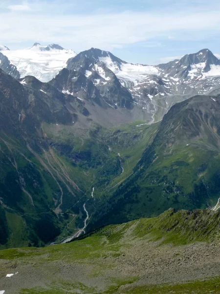 Stubai高高度ハイキングコース オーストリアのチロルで4周 — ストック写真