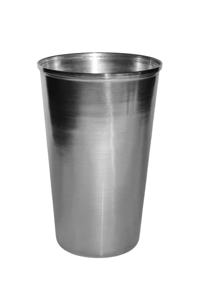 Metallic mug — Stock Photo, Image
