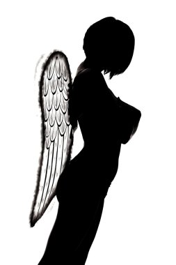 Bir meleğin silueti