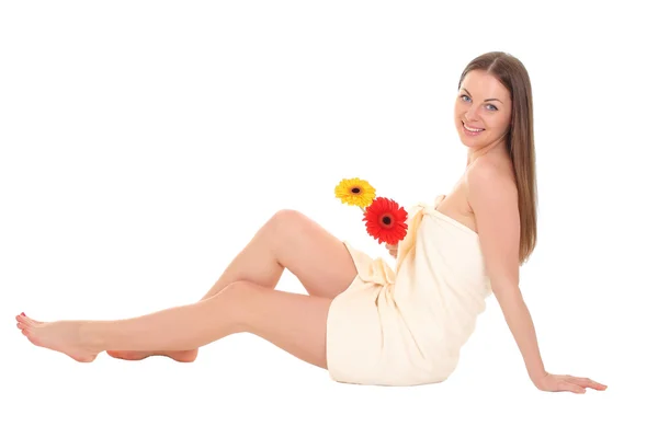 Spa portrait of a pretty girl — Stock Photo, Image