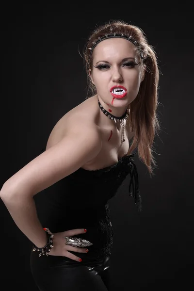 Ragazza vampiro — Foto Stock