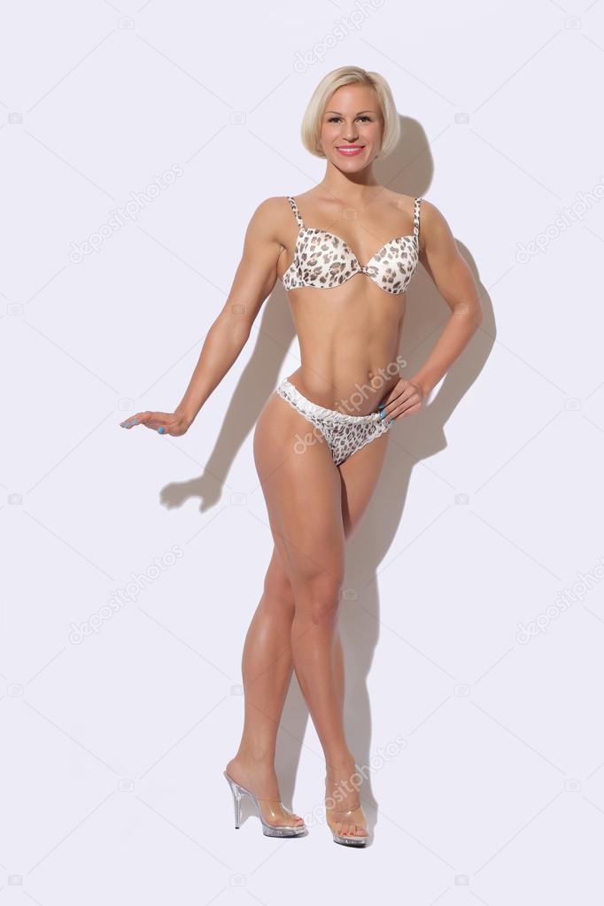 athletic girl bikini