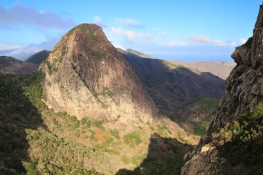 mountain landscape of the island of La Gomera. Canary Islands. Spain clipart