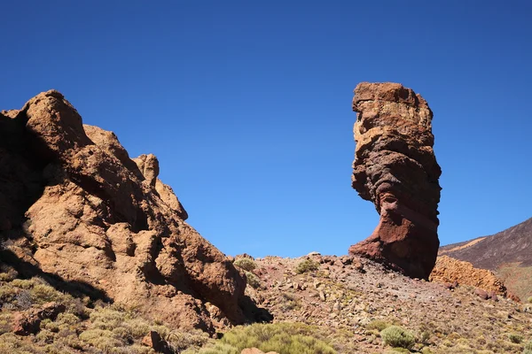 Teide National Park Roques de Garcia in Tenerife at Canary Islands — Stock Photo, Image