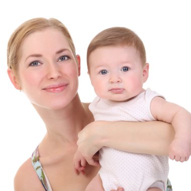 genç anne ve bebek