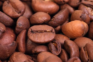 Kavrulmuş kahve çekirdekleri, arka plan