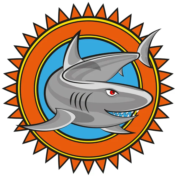 Vector shark — Stock Vector