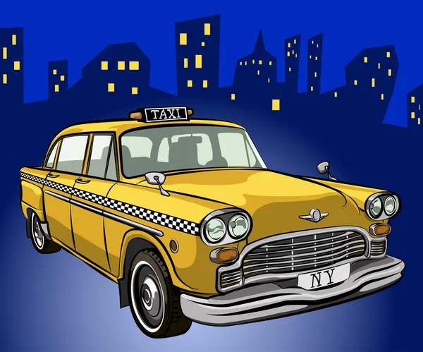 Taxi taxi — Vector de stock