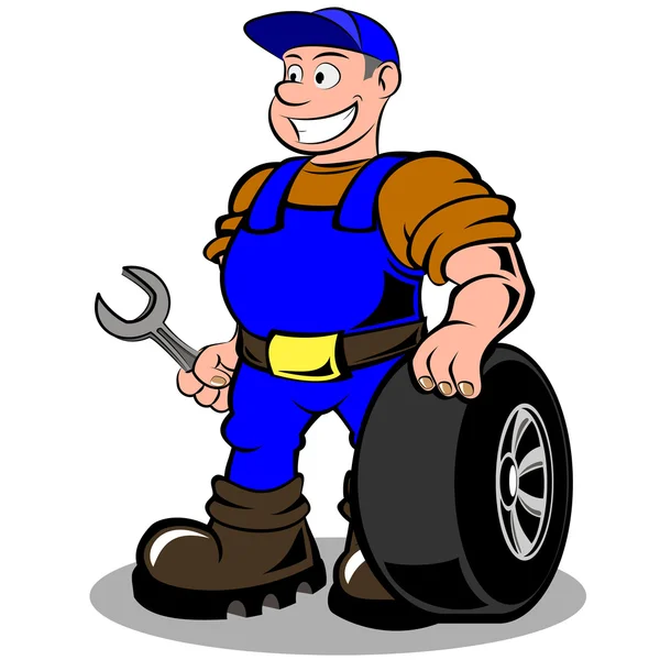 Auto mechanic — Stock Vector