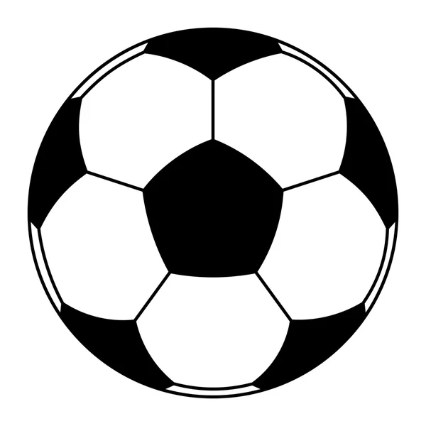 Pelota de fútbol — Vector de stock