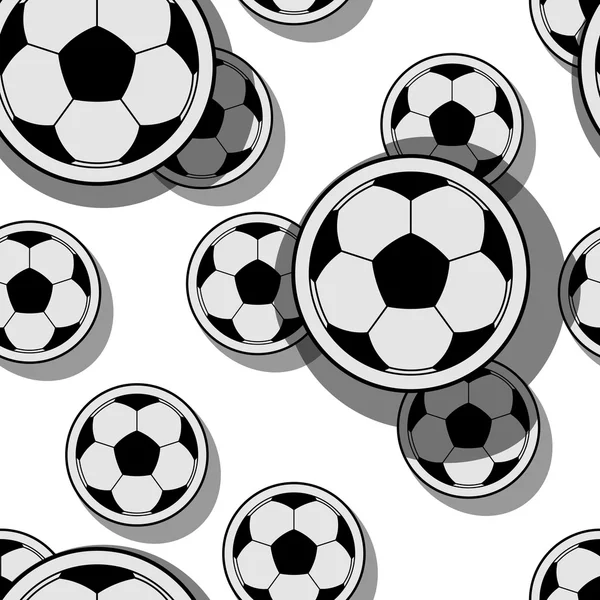 Futbol topları — Stok Vektör