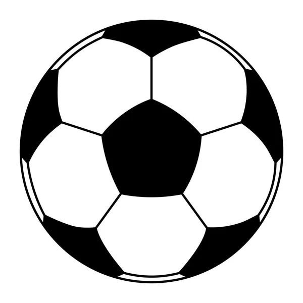 サッカーボール — ストックベクタ