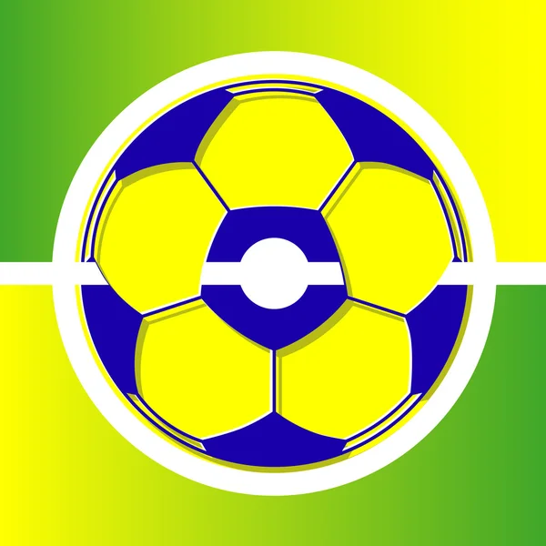 Soccer fond de ballon — Image vectorielle