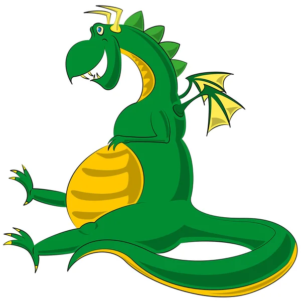 Dragon theme — Stock Vector