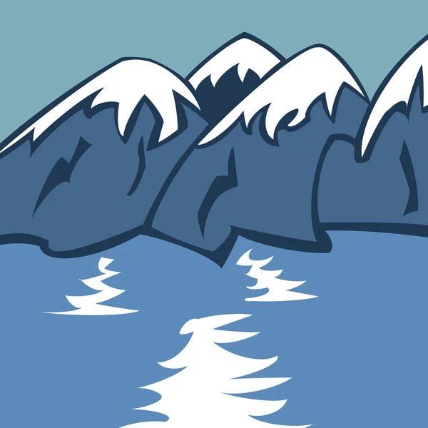 Paisaje — Vector de stock