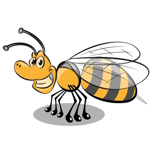 Icono de abeja — Archivo Imágenes Vectoriales