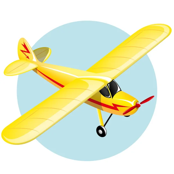 Vintage plane — Stock Vector