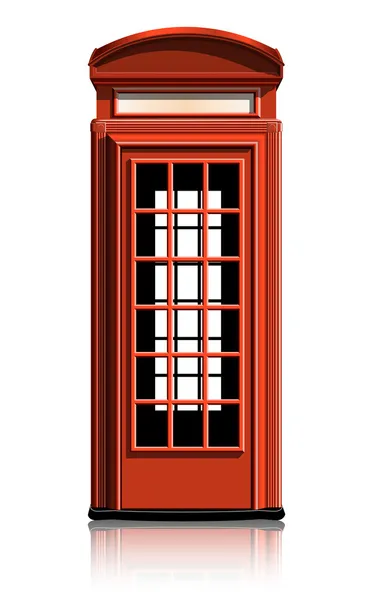 Phone booth — Stock Vector