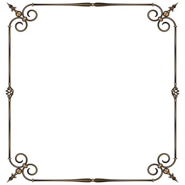 Wrought-iron frame — Stock Vector