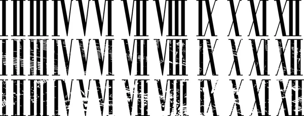 Roman numerals — Stock Vector