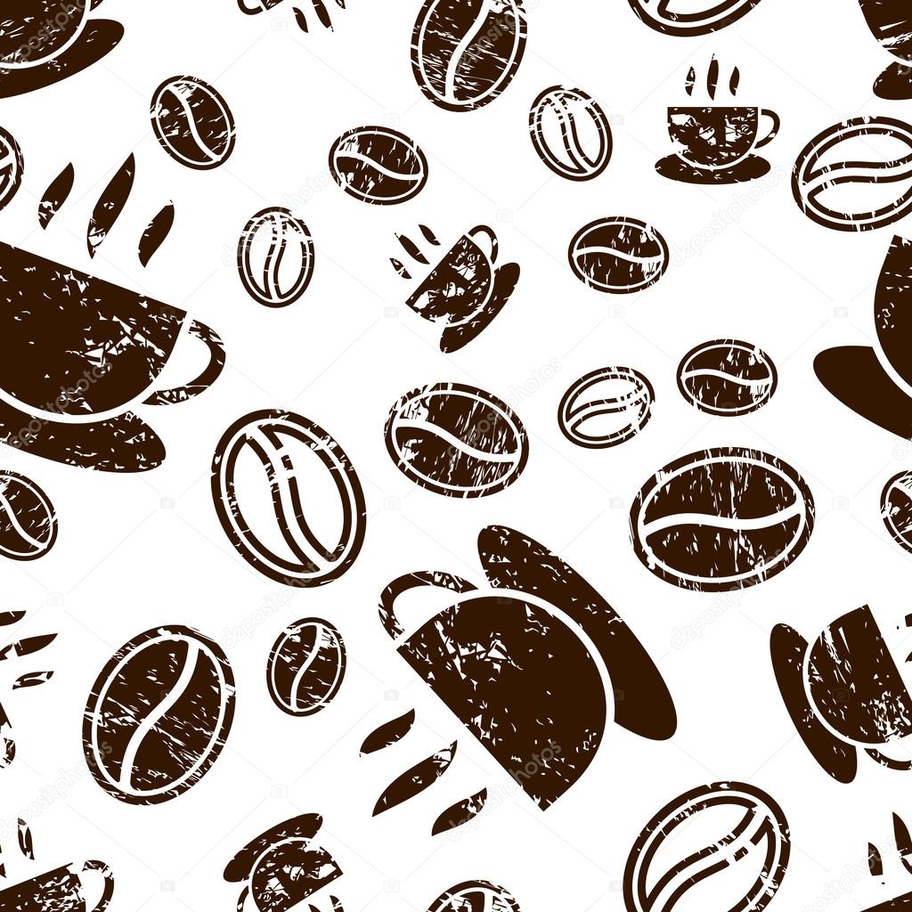 seamless coffee pattern