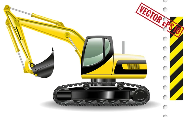 Excavator — Stock Vector