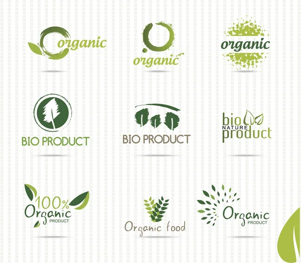 Bio labels — Stock Photo, Image