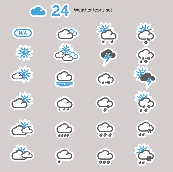 Weather Icons — Stock Vector