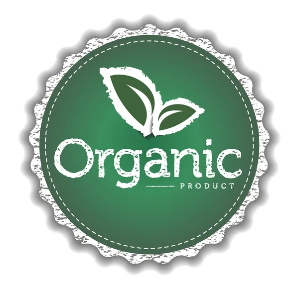 Organic label — Stock Vector