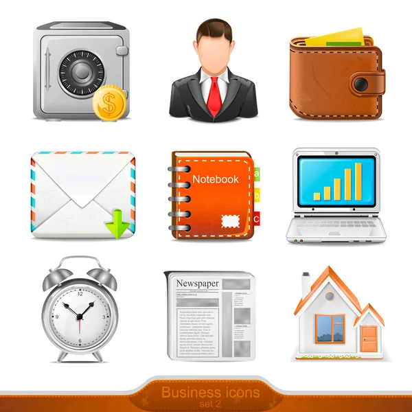 Businesss icons set 2 — Stock Vector