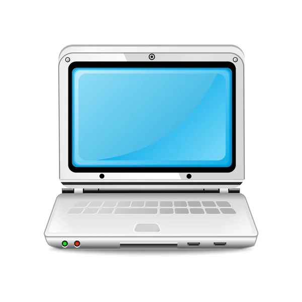 Laptop Icon Vector Illustration — Archivo Imágenes Vectoriales