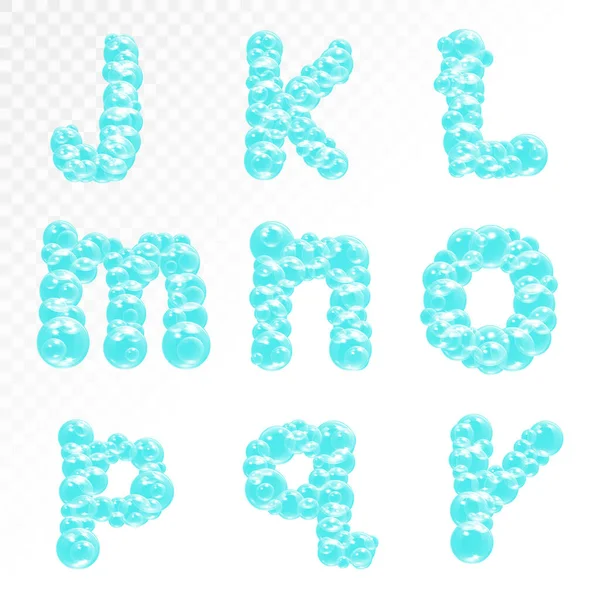 Bubble Letters Vector Illustratie — Stockvector