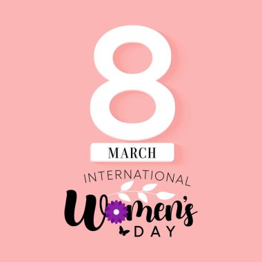 International Women's Day is celebrated on March 8th annually around the world. It is a focal point in the movement for women's rights. Vector illustration design.