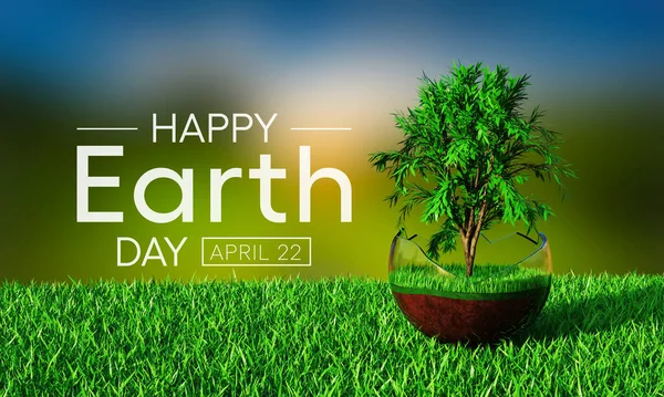 Earth Day Observed Every Year April Demonstrate Support Environmental Protection — Stock Photo, Image