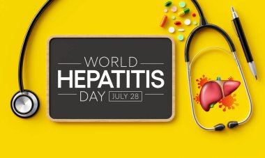 Dünya Hepatit Günü her yıl 28 Temmuz 'da gözlemlenir, karaciğer iltihaplandığında veya hasar gördüğünde, işlevi etkilenebilir ve bazı tıbbi durumlar hepatite neden olabilir. 3B Hazırlama