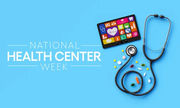 Semana Del Centro Nacional Salud Observa Cada Año Durante Agosto — Foto de Stock