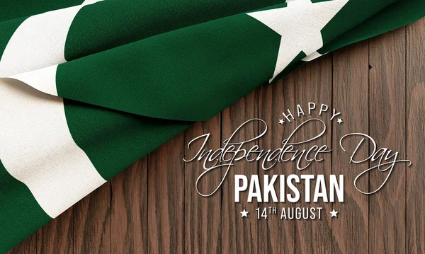 День Незалежності Пакистану Відзначається Щороку Серпня Річницю Поділу Субконтиненту Дві — стокове фото
