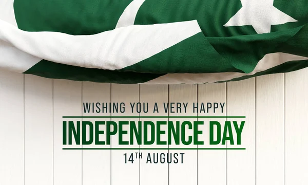 Dzień Niepodległości Pakistanu Jest Obchodzony Roku Dniu Sierpnia Obchodzi Rocznicę — Zdjęcie stockowe