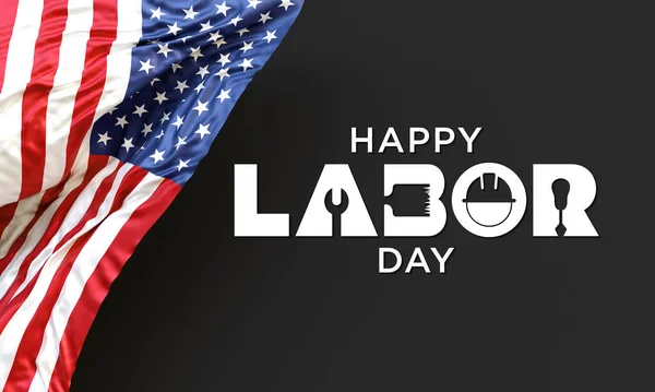 Labor Day Negli Stati Uniti America Viene Osservato Ogni Anno — Foto Stock