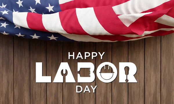 Labor Day Negli Stati Uniti America Viene Osservato Ogni Anno — Foto Stock