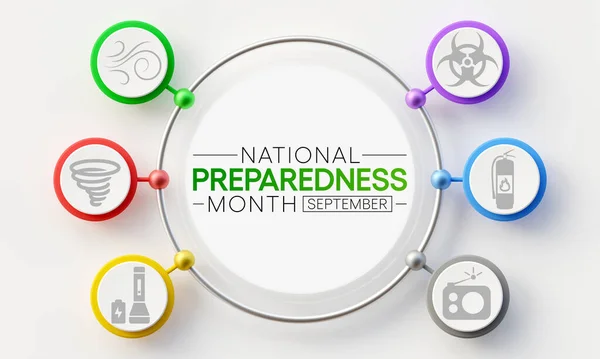 Der National Preparedness Monat Npm Wird Jedes Jahr September Begangen — Stockfoto