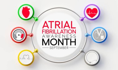 Atrial Fibrillation (AFIB) Farkındalık Ayı Eylül ayında her yıl gözlemlenmekte olup, bu durum düzensiz ve sıklıkla anormal hızlı kalp hızına neden olan bir kalp rahatsızlığıdır. 3B Hazırlama