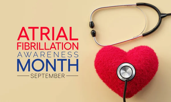 Atrial Fibrillation (AFIB) Awareness Month is observed every year in September, it is a heart condition that causes an irregular and often abnormally fast heart rate. 3D Rendering