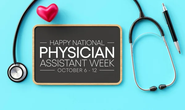 National Physician Assistant Week Observed Every Year October Role Practice — Zdjęcie stockowe