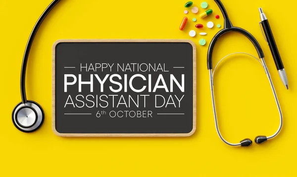 National Physician assistant day is observed every year on October 6, The role of the PA is to practice medicine under the direction and supervision of a licensed physician. 3D Rendering