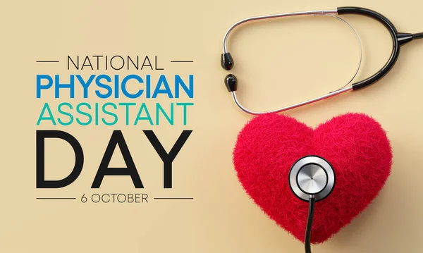 National Physician Assistant Day Observed Every Year October Role Practice — Zdjęcie stockowe