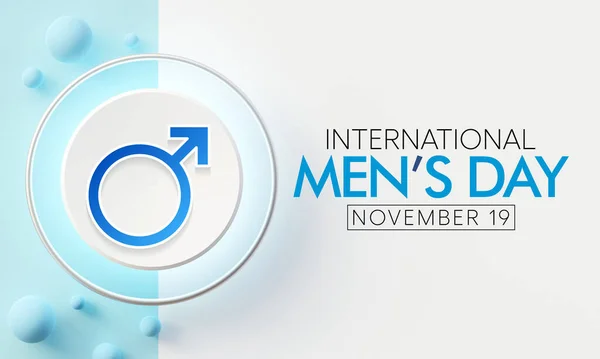 International Men Day Imd Observed Every Year November Recognize Celebrate — Stock Photo, Image