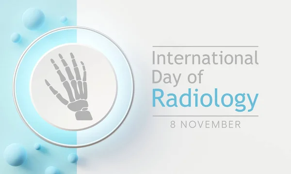 International Day Radiology Observed Every Year November Medical Discipline Use — Stock Photo, Image