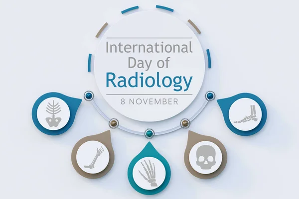 Dia Internacional Radiologia Observado Todos Anos Novembro Disciplina Médica Que — Fotografia de Stock